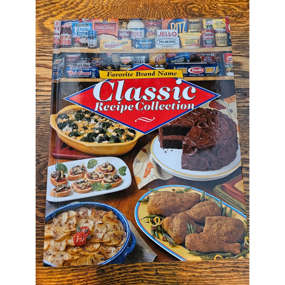 Favorite Brand Name Classic Recipe Collection Hardcover‎ Cookbook Retro Recipes